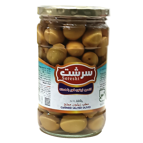 زیتون شور باهسته سرشت 660 گرم 