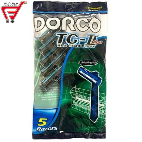 تیغ ژیلت 2 لبه دورکو 5 عددی 