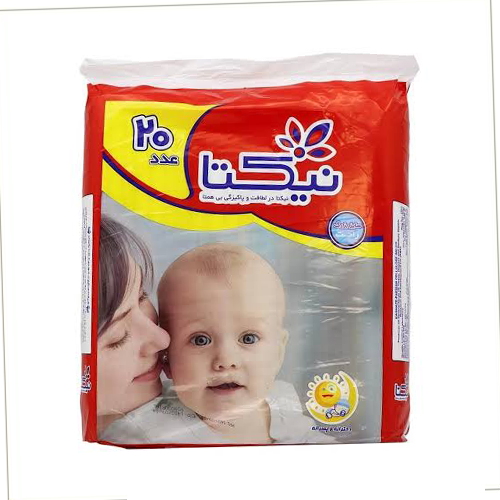پوشک بچه سایز بزرگ نیکتا 20 عددی 