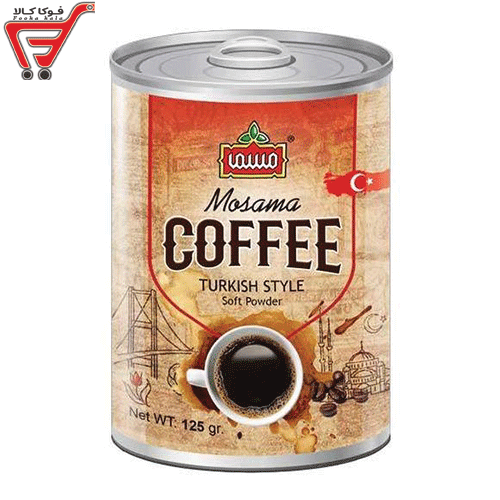 پودر قهوه ترک  فلزی مسما 125 گرم 
