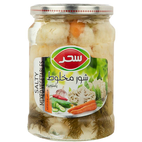 ترشی مخلوط سحر 640 گرم 