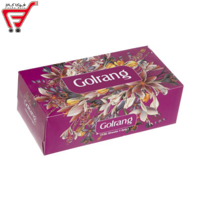 دستمال کاغذی 150 برگ دولایه گلرنگ * قیمت قدیم * 