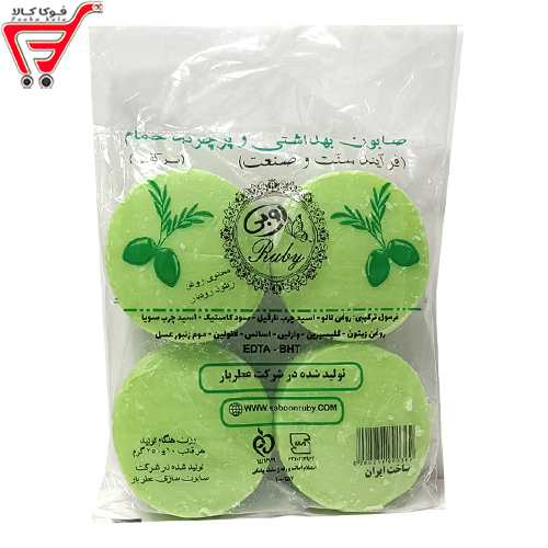 صابون حمام روبی 4 عددی 