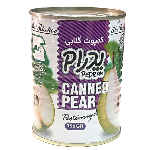 کمپوت گلابی پدرام 350 گرم 