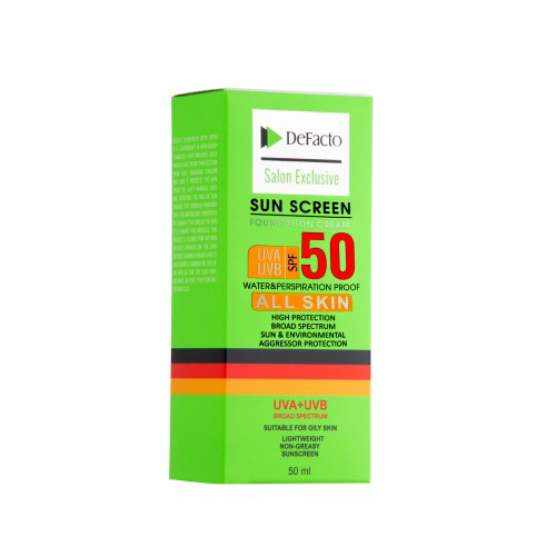 کرم ضد آفتاب رنگی ( spf 50 ) دیفکتو 50 میل 