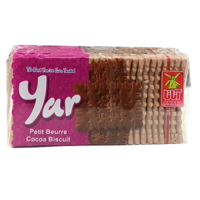 بیسکوییت پتی بور کاکائویی یار آناتا 175 گرم
