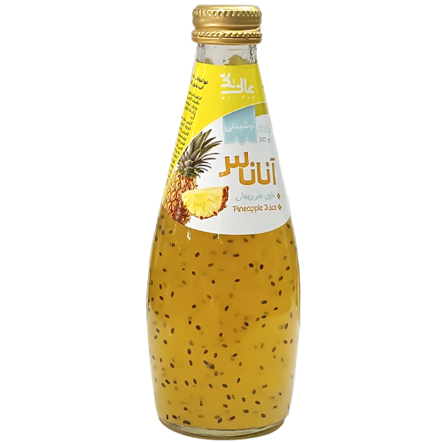 نوشیدنی تخم شربتی آناناس عالی تک 300 سی سی 