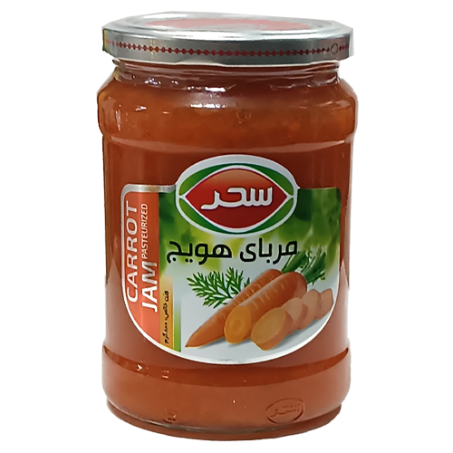 مربا هویج شیشه سحر 800 گرم