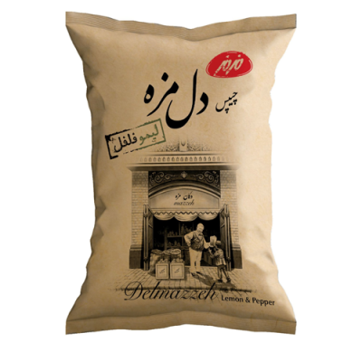 چیپس دل مزه لیمو فلفلی مزمز 90 گرم