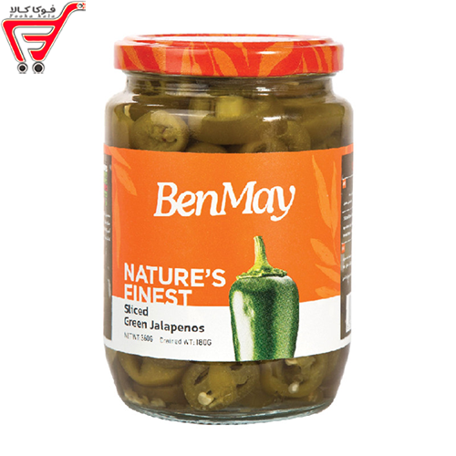 ترشی فلفل هالوپینو سبز بن مای 360 گرم 