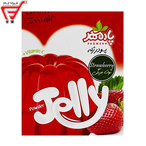پودر ژله توت فرنگی پادمهر 100 گرم 