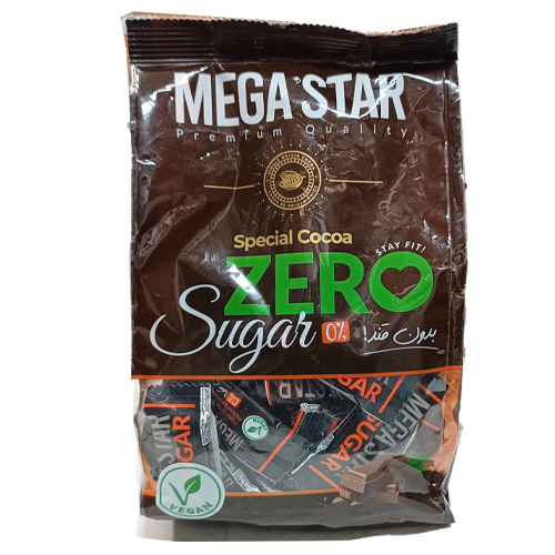 شکلات دارک بدون قند مگا استار 300 گرم 
