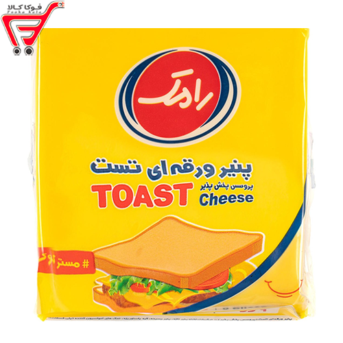 پنیر تست ورقه ای رامک 180 گرم 