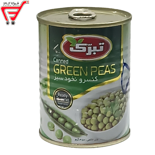 کنسرو نخود سبز تبرک 350 گرم 