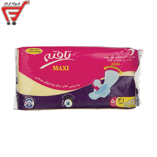 نواربهداشتی بالدار  ماکسی ویژه شب تافته 5 عددی 