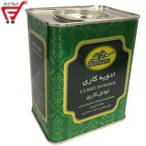 ادویه کاری سبزان 400 گرم