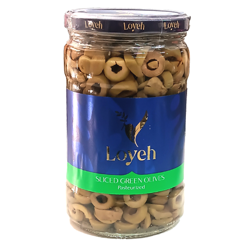 زیتون سبز اسلایس لویه 700 گرم 