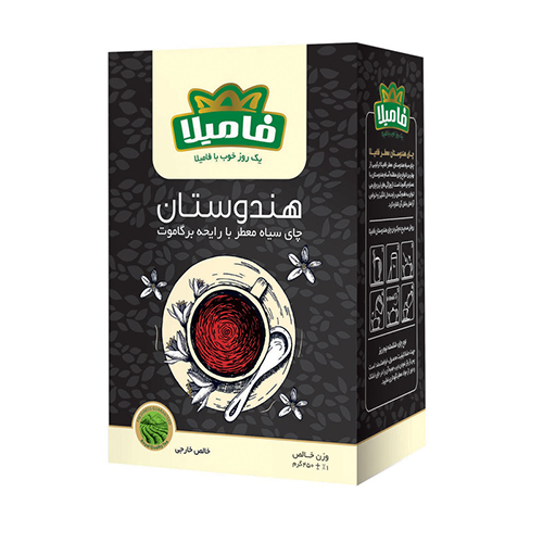 چای هندوستان ( کلکته ) معطر شکسته فامیلا 450 گرم