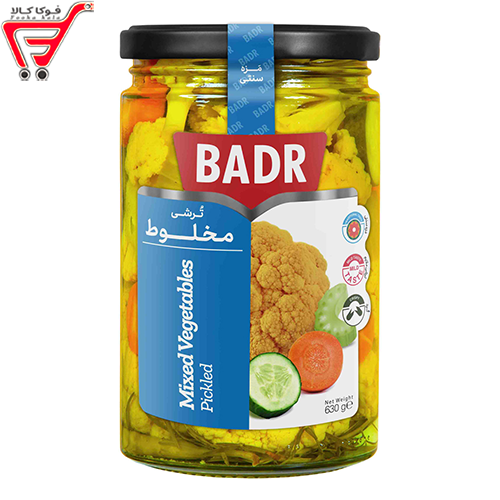 ترشی مخلوط بدر 630 گرم