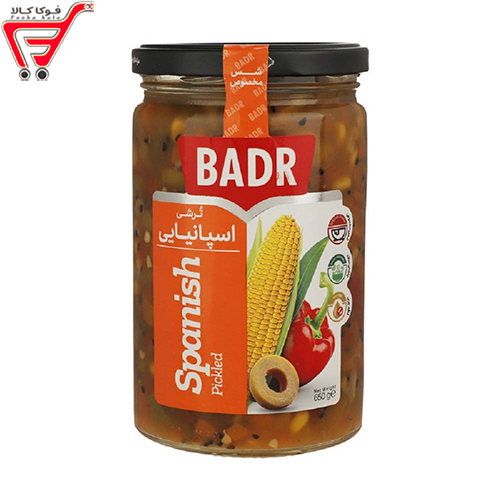 ترشی اسپانیایی بدر 650 گرم