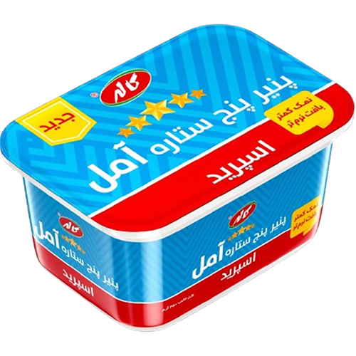 پنیر پنج ستاره آمل اسپرید کاله 350 گرم 