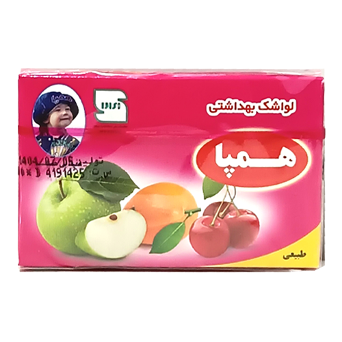 لواشک جیبی طرح آدامسی همپا 45 گرم 