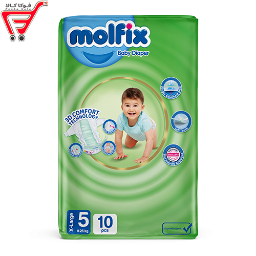 پوشک مولفیکس سایز 5 ( 10 عددی ) 