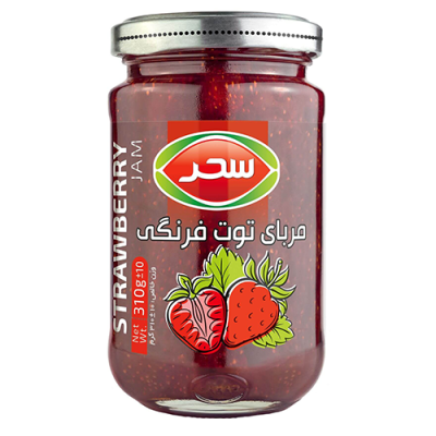 مربای توت فرنگی سحر 310 گرم