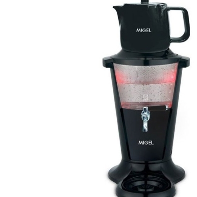 چای سازسماوری مشکی باقوری چینی میگلGTS301-BKP