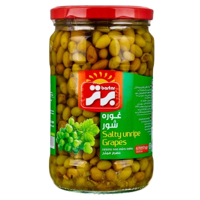 کنسرو غوره شور برتر 670 گرم 