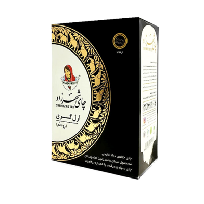 چای ارل گری ( زود دم ) شهرزاد 400 گرم 