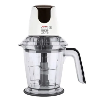 خردکن 1.25 لیتری کاسه پلی کربنات 500 وات سفید CH-G940W سام