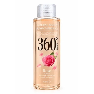 تونر پاک کننده آرایش صورت 360 مدل  رز 300 میل