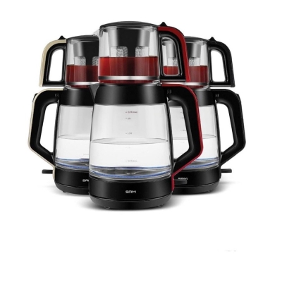 چای ساز روهمی 1900 وات مشکی و قرمز TM-220BR سام
