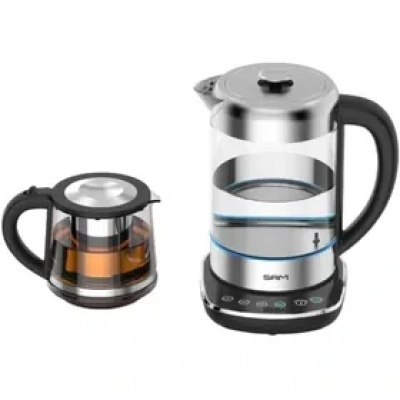 چای ساز روهمی 2200 وات استیل TM-216-B سام